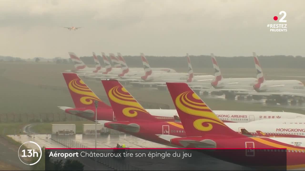 Indre L Aeroport De Chateauroux Transforme En Parking Pour Avions