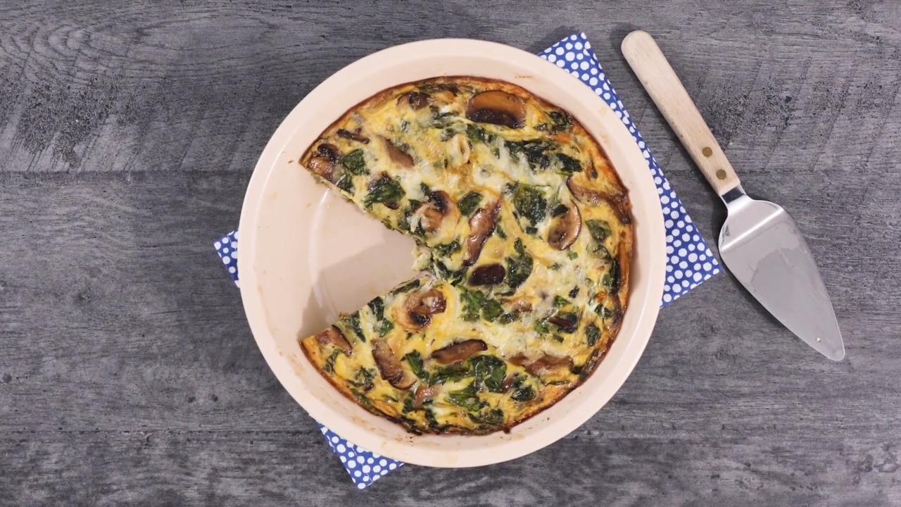 How to make quiche spinach