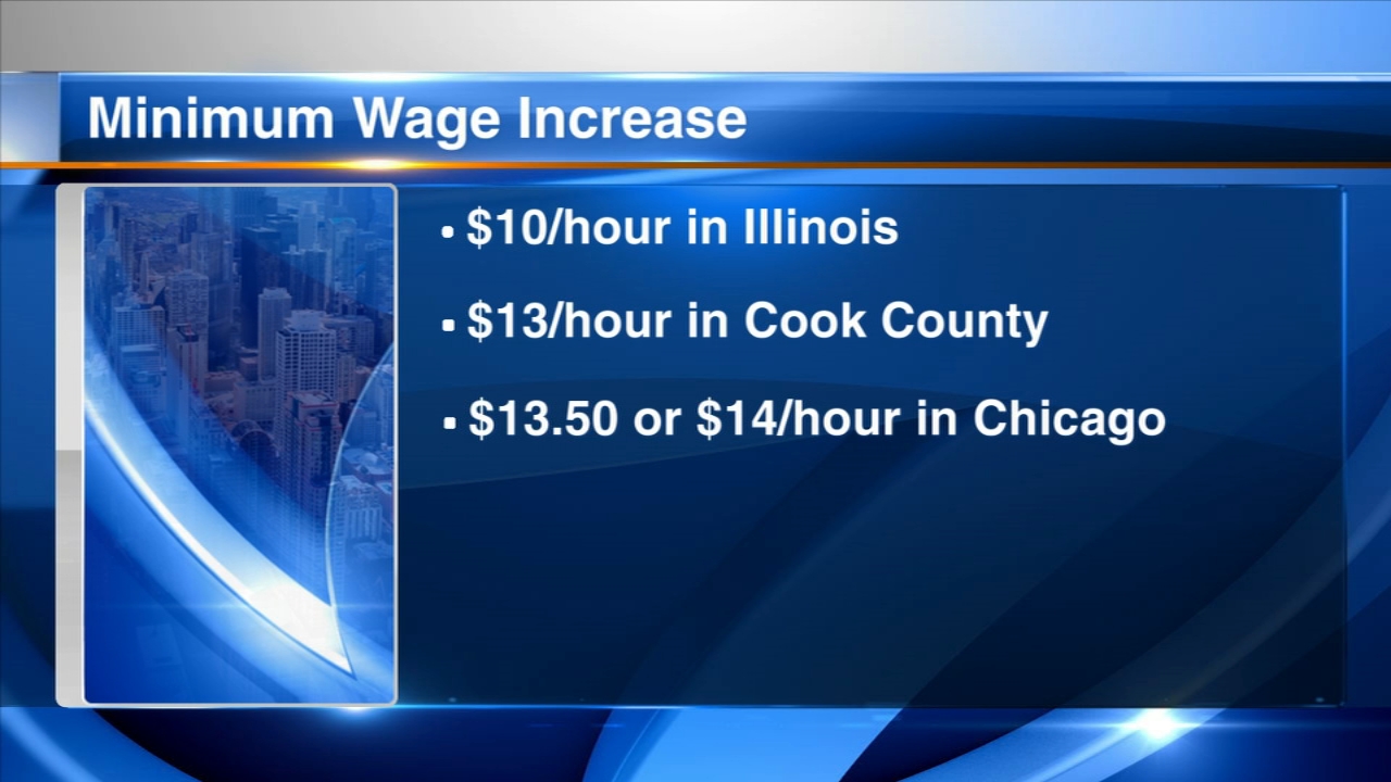 Illinois minimum wage increases take effect July 1