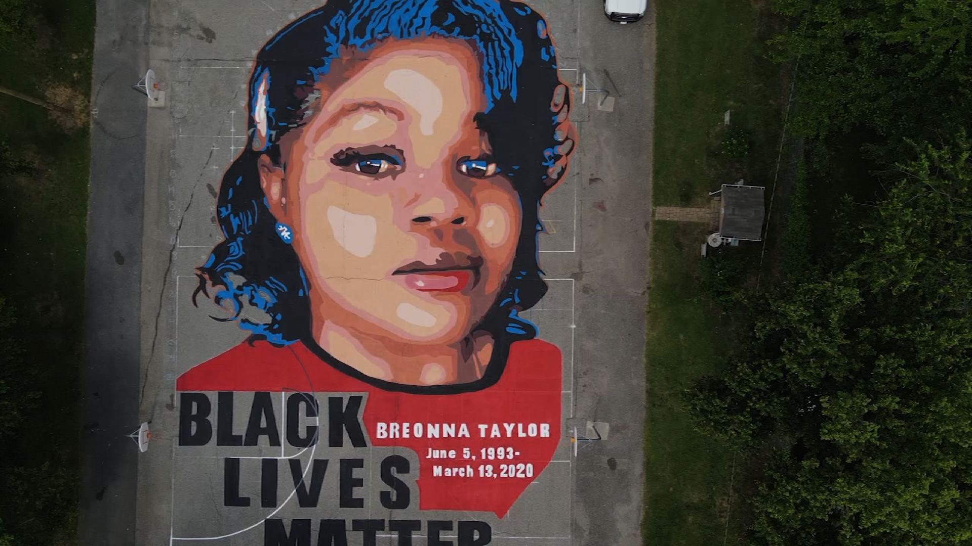 Mural of Breonna Taylor painted in Maryland park