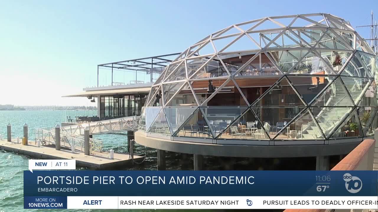 San Diego Nude Couple At Beach - Portside Pier to open at San Diego's Embarcadero amid pandemic