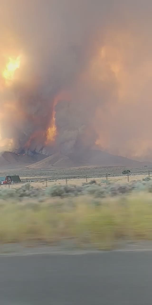 Loyalton Fire Burns Thousands of Acres in Northern California