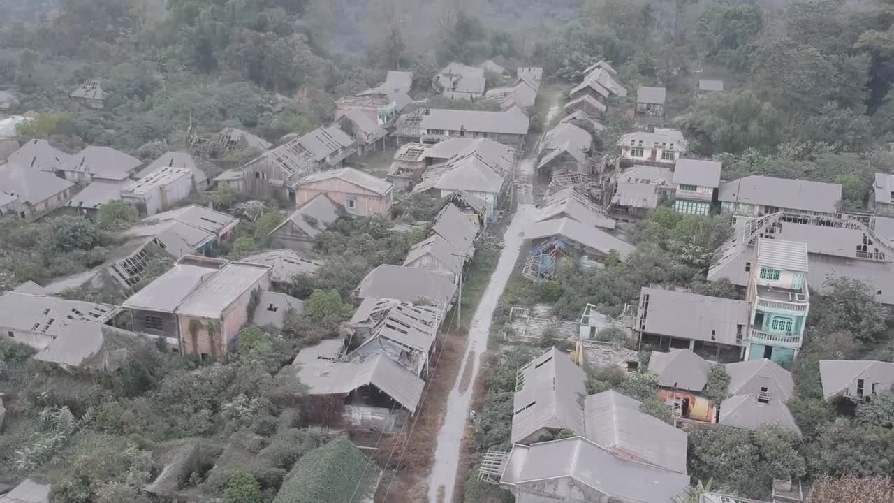 Ghost Village In Indonesia Remains Abandoned Since Volcanic Eruption