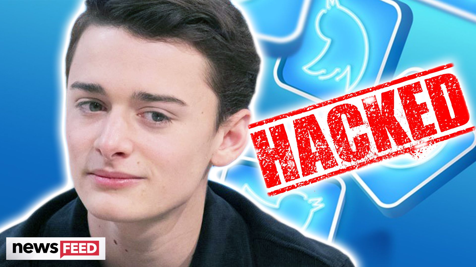 Noah Schnapp S Twitter Gets Hacked Posts Disturbing Content - noah schnapp playing roblox