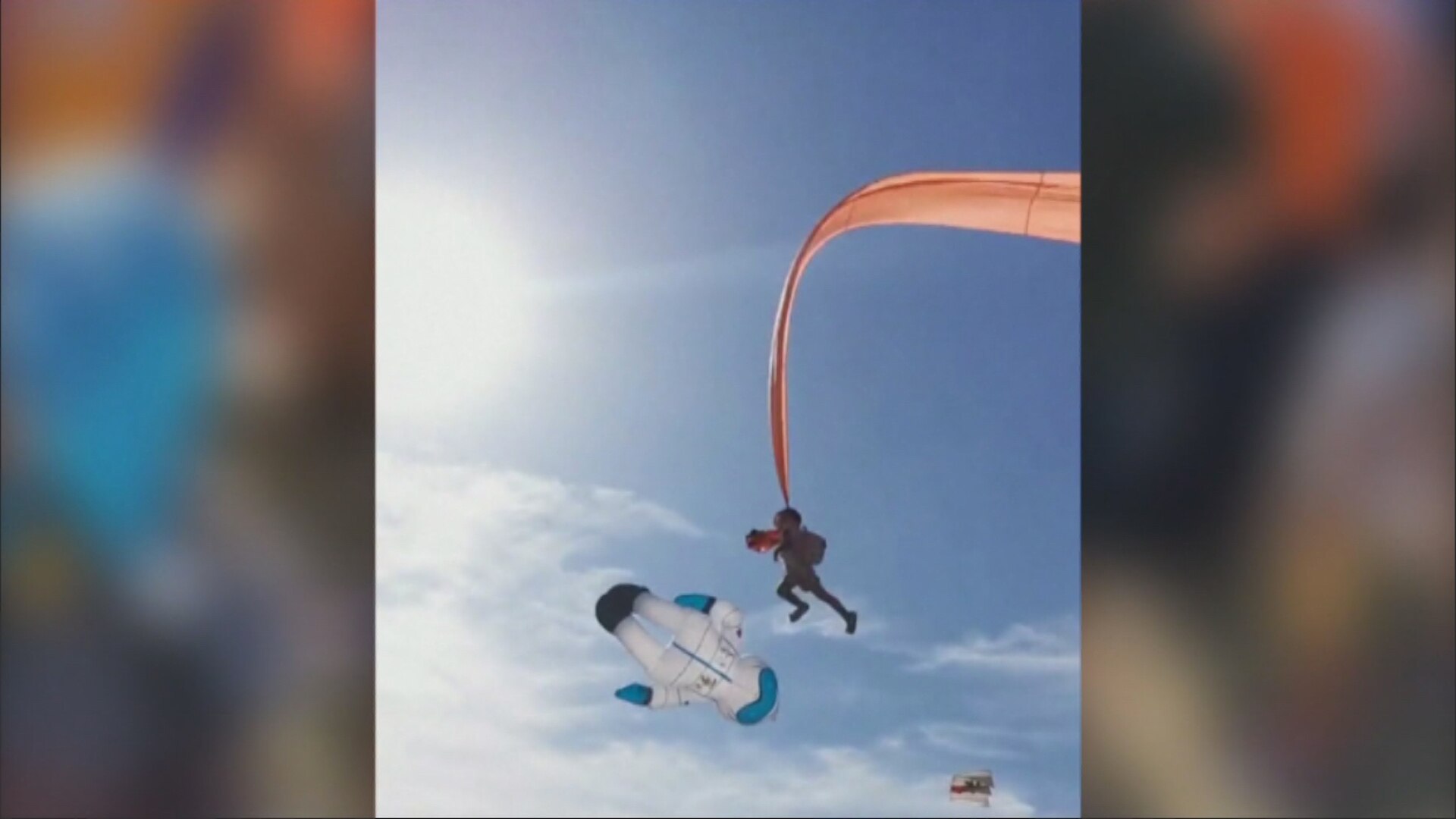 Child Caught In Kite Swept High Into The Air Video