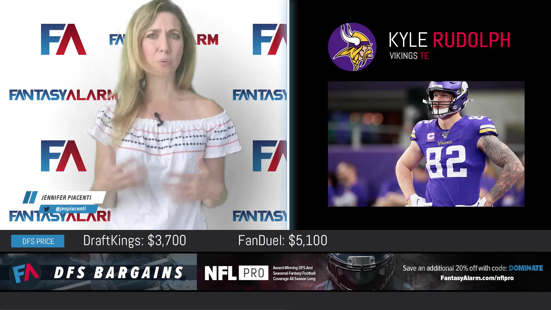 NFL DFS Bargains: Week 1 (Video)