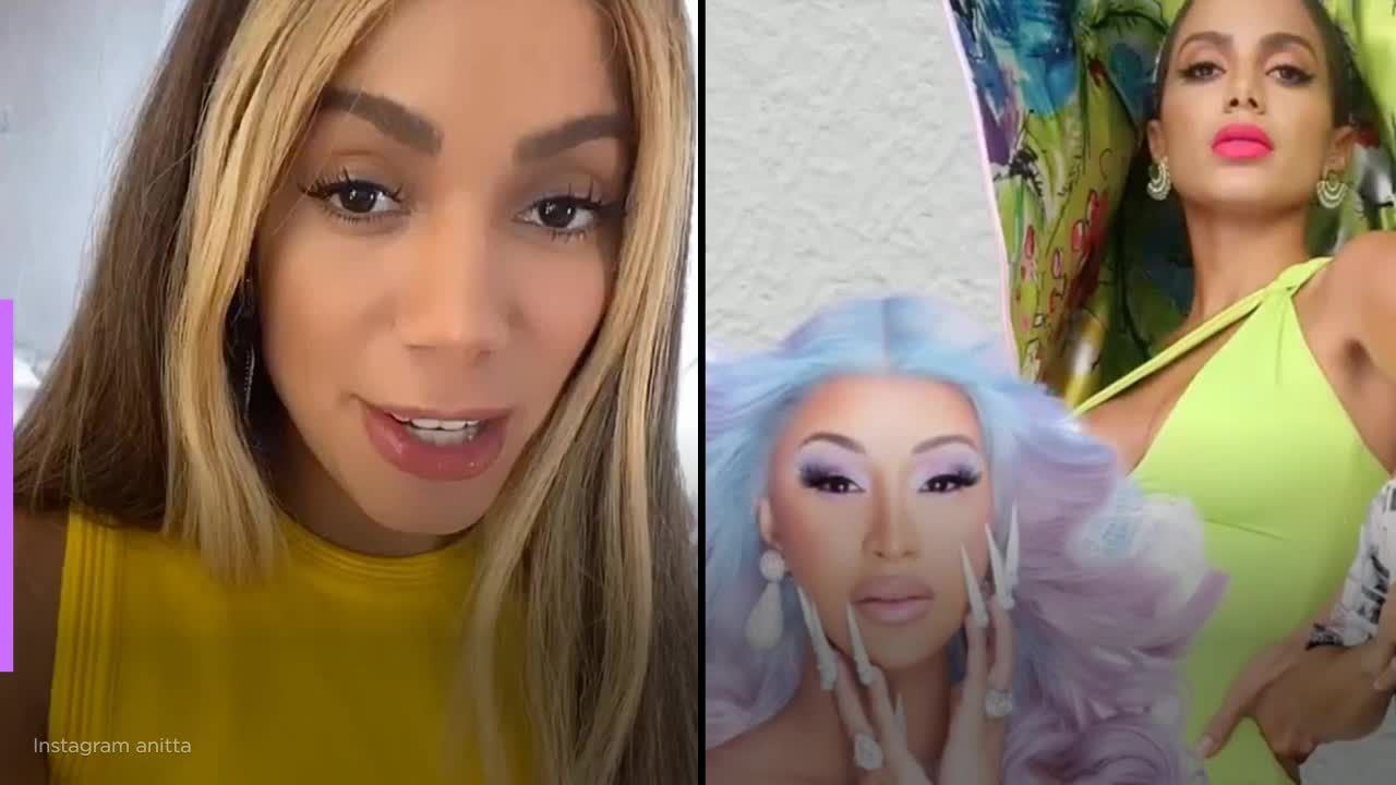 Anitta anuncia feat com rapper Cardi B