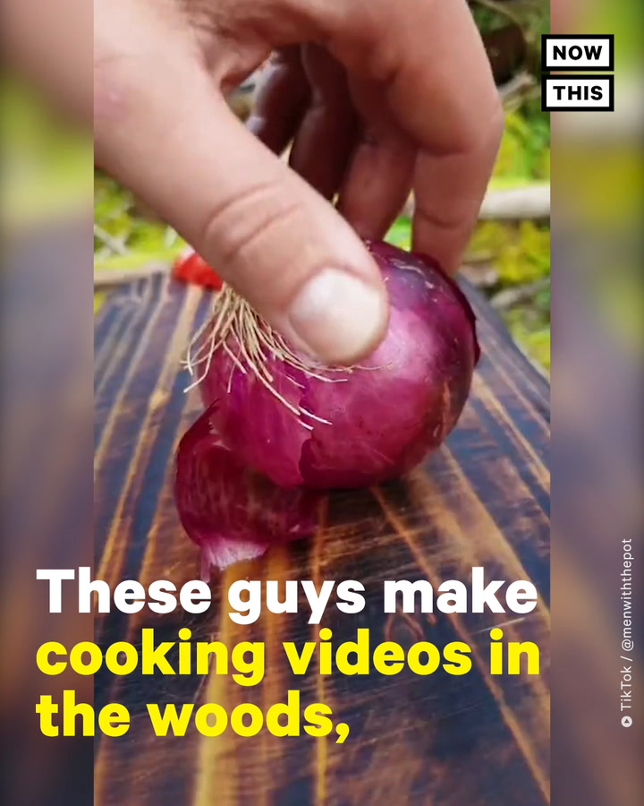 Watch These Guys Cook In The Woods