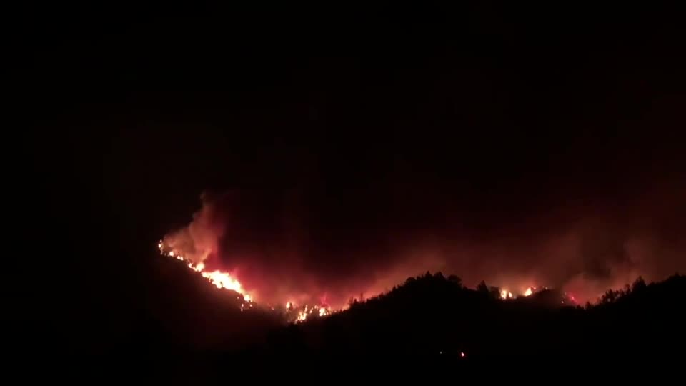 Evacuations Ordered In Santa Rosa As Multiple Wildfires Burn In California