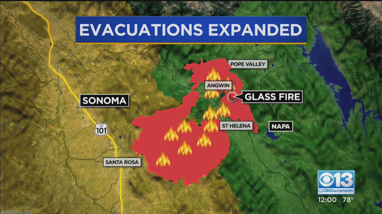 Wildfire Rips Through Napa Wine Country