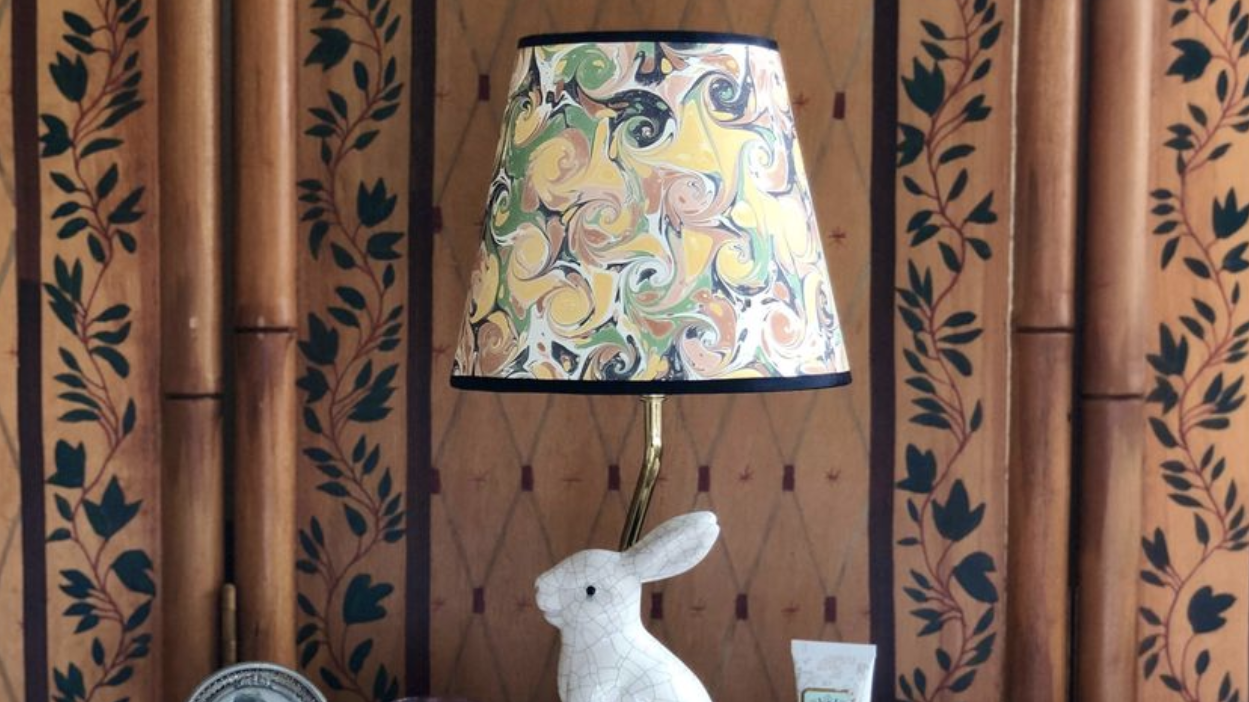 Make Any Lamp Shade Look Totally HighEnd With This Easy DIY