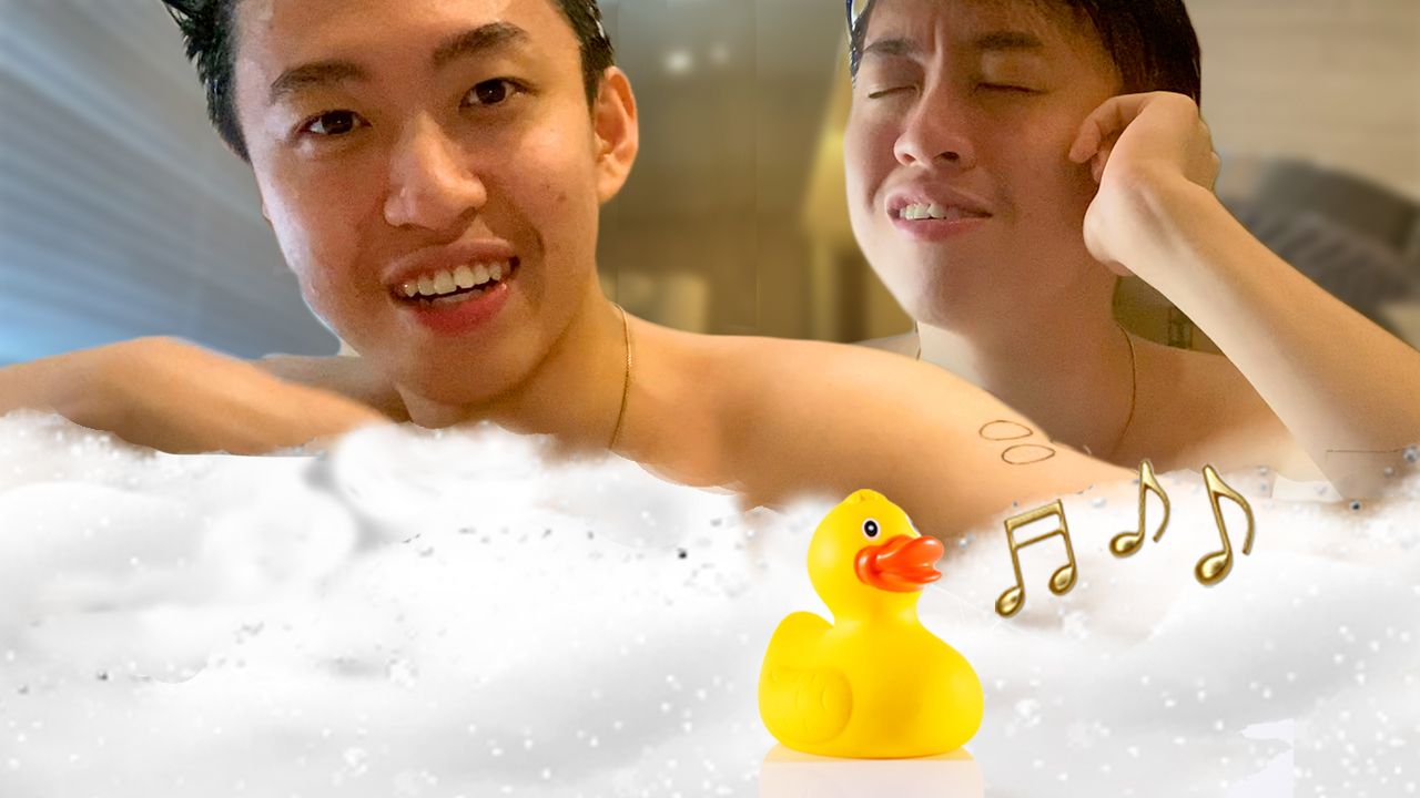 Rapper Rich Brian Sings Travis Scott In The Bathtub Singing In The Shower Cosmopolitan