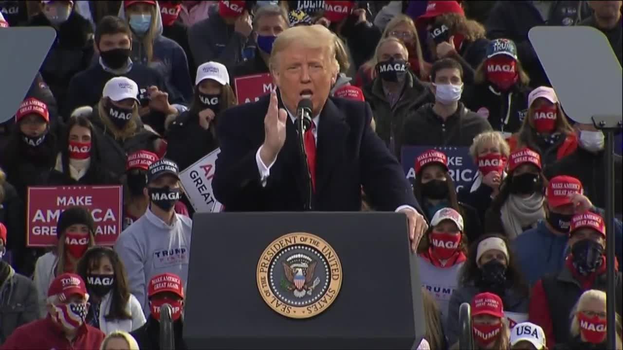 Full video President Trump holds rally in New Hampshire