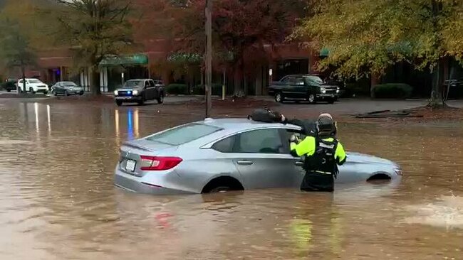 Winston-Salem Rescue Team Frees Man Trapped in Flooded Vehicle