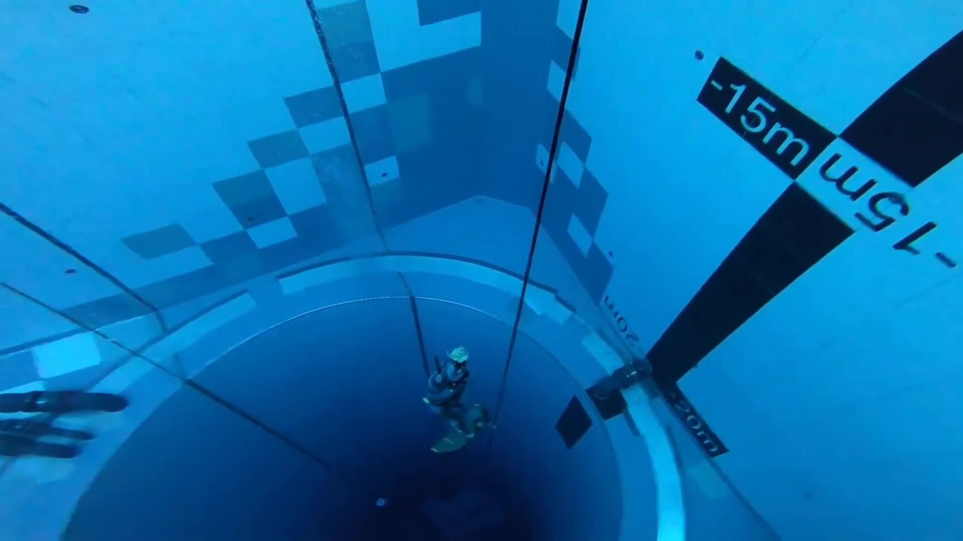 Worlds Deepest Diving Pool Opens In Poland