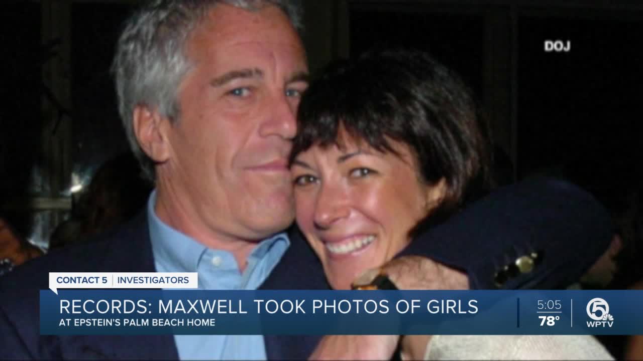 Records Ghislaine Maxwell Allegedly Took Photos Of Topless Girls At Jeffrey Epsteins Palm 9652