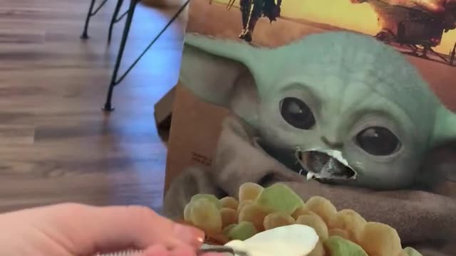 Hungry dog gets tasty treat with help from Baby Yoda - Yahoo News Canada