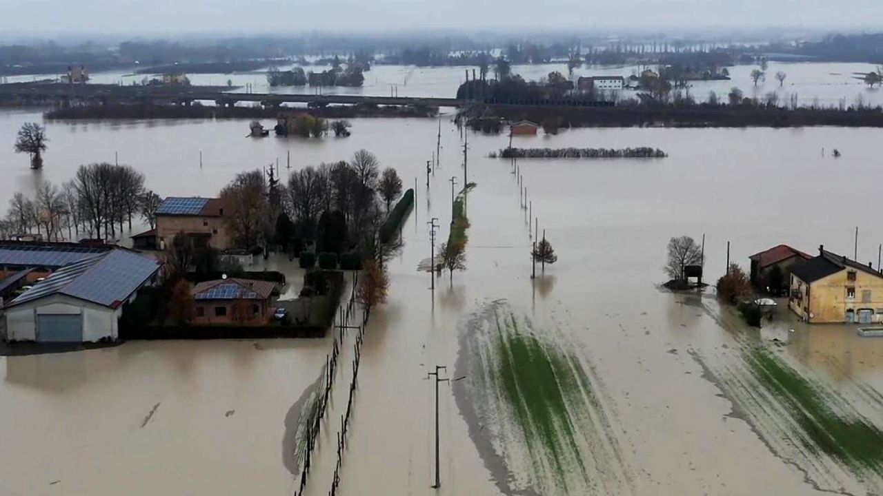 Drone captura las intensas inundaciones en Italia