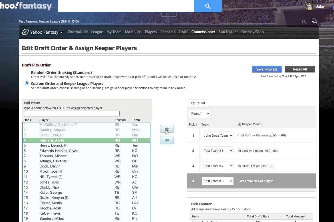 HOW TO SET AUTO DRAFT for yahoo fantasy football 