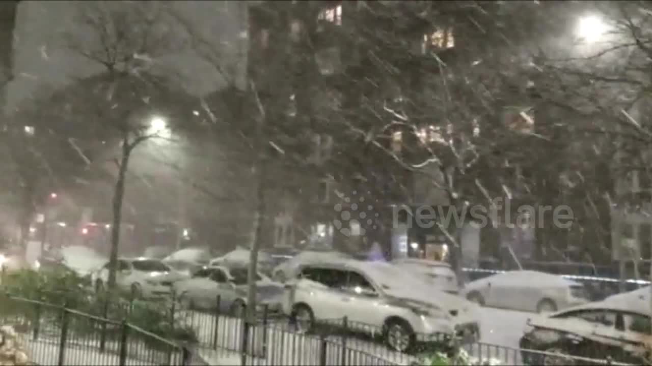 Winter Storm Drops Massive Snowfall Across New York