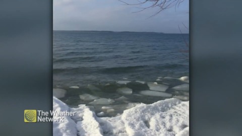 Sound On Ice Blocks Play Like Wind Chimes In Beaverton Ont