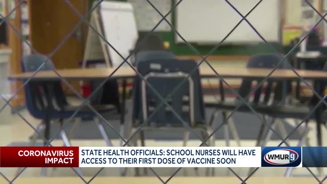 Health officials say school nurses will have access to the first dose of the vaccine soon