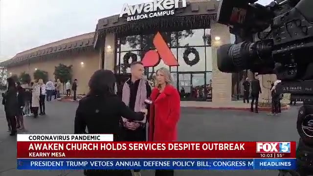 California Church with History of COVID Outbreaks Conducts Christmas Mass Indoors