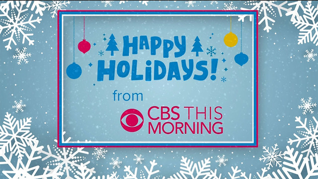 “CBS This Morning” honors the team with a Christmas card