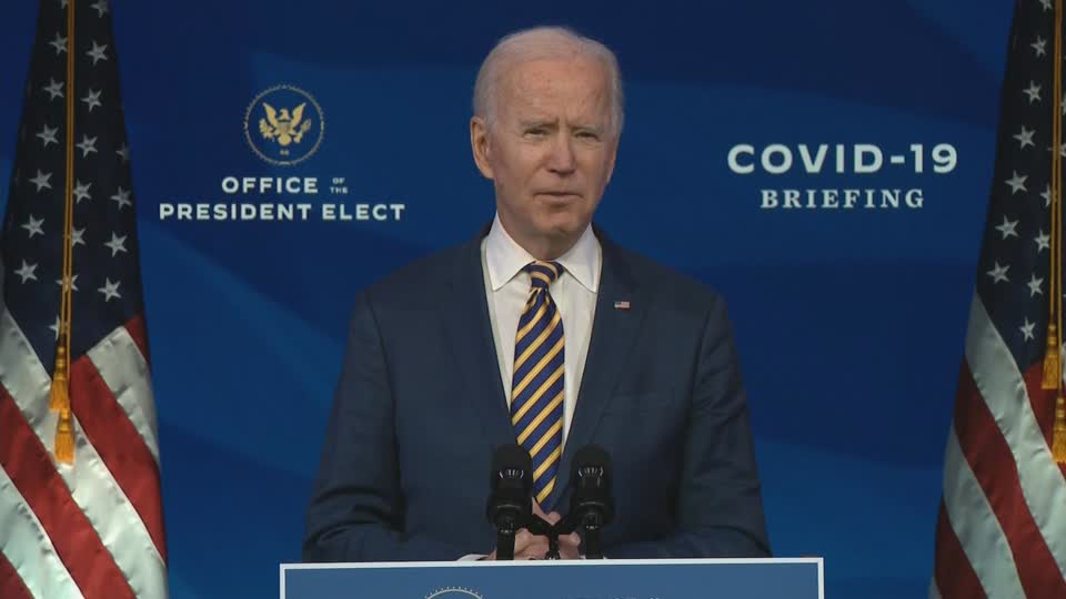 Biden: Trump's vaccine rollout has 'fallen behind' - Yahoo Singapore News