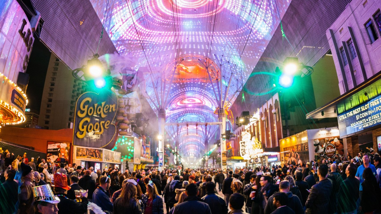 Fremont Street Experience restricting access to hotel guests on New