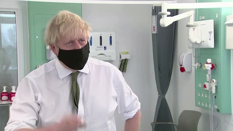 Britain's Johnson visits hospital as Oxford vaccine ...