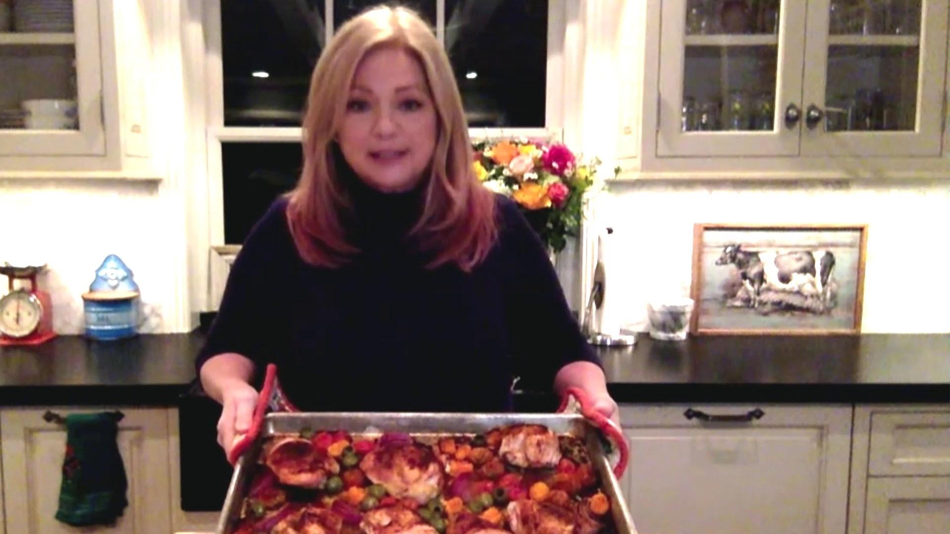 Valerie Bertinelli Makes Sheet Pan Vinegar Chicken Hot Sex Picture