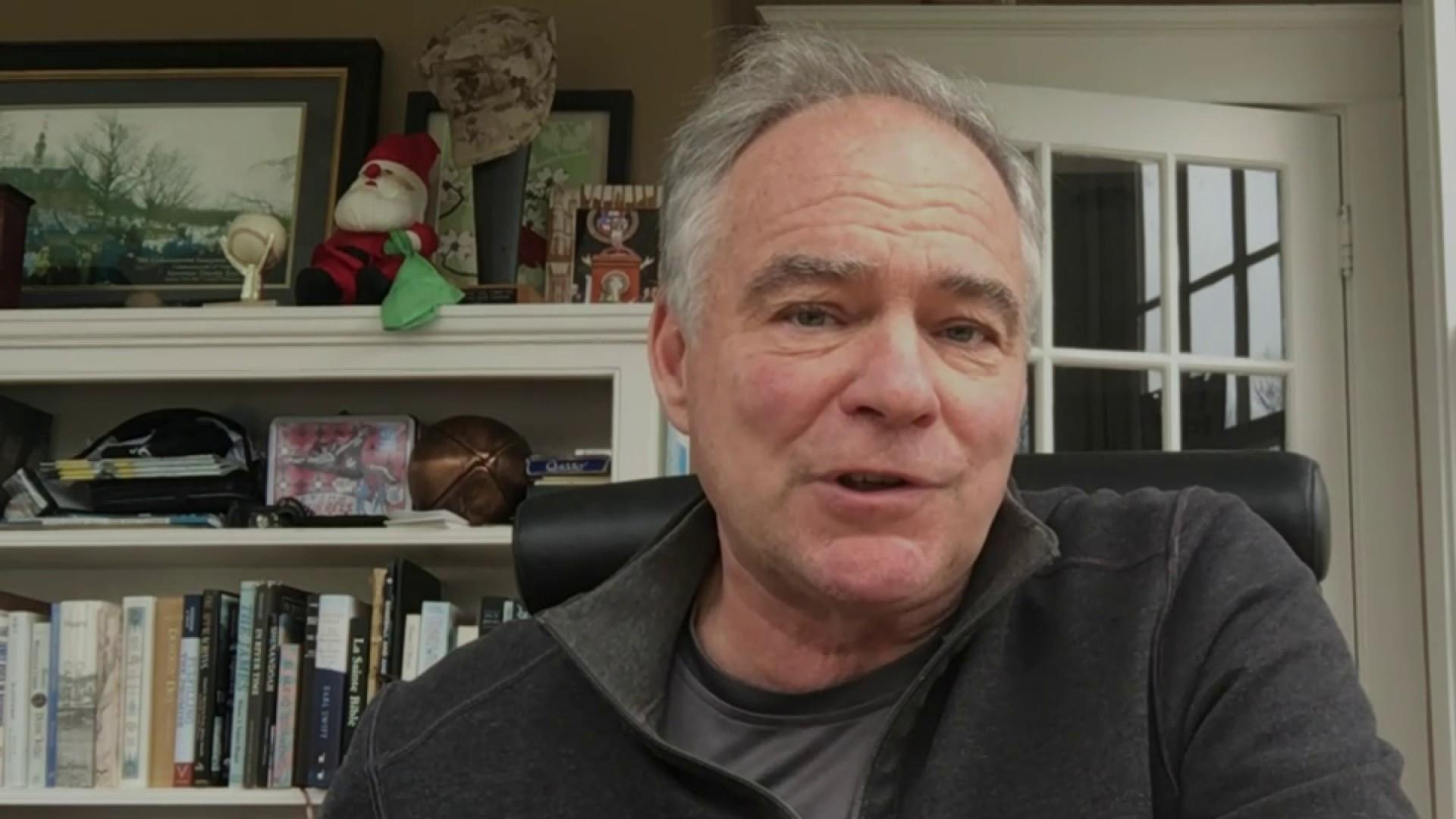 Sen. Kaine: Trump call raises 'legal issues,' but impeachment shouldn't be 'focus'