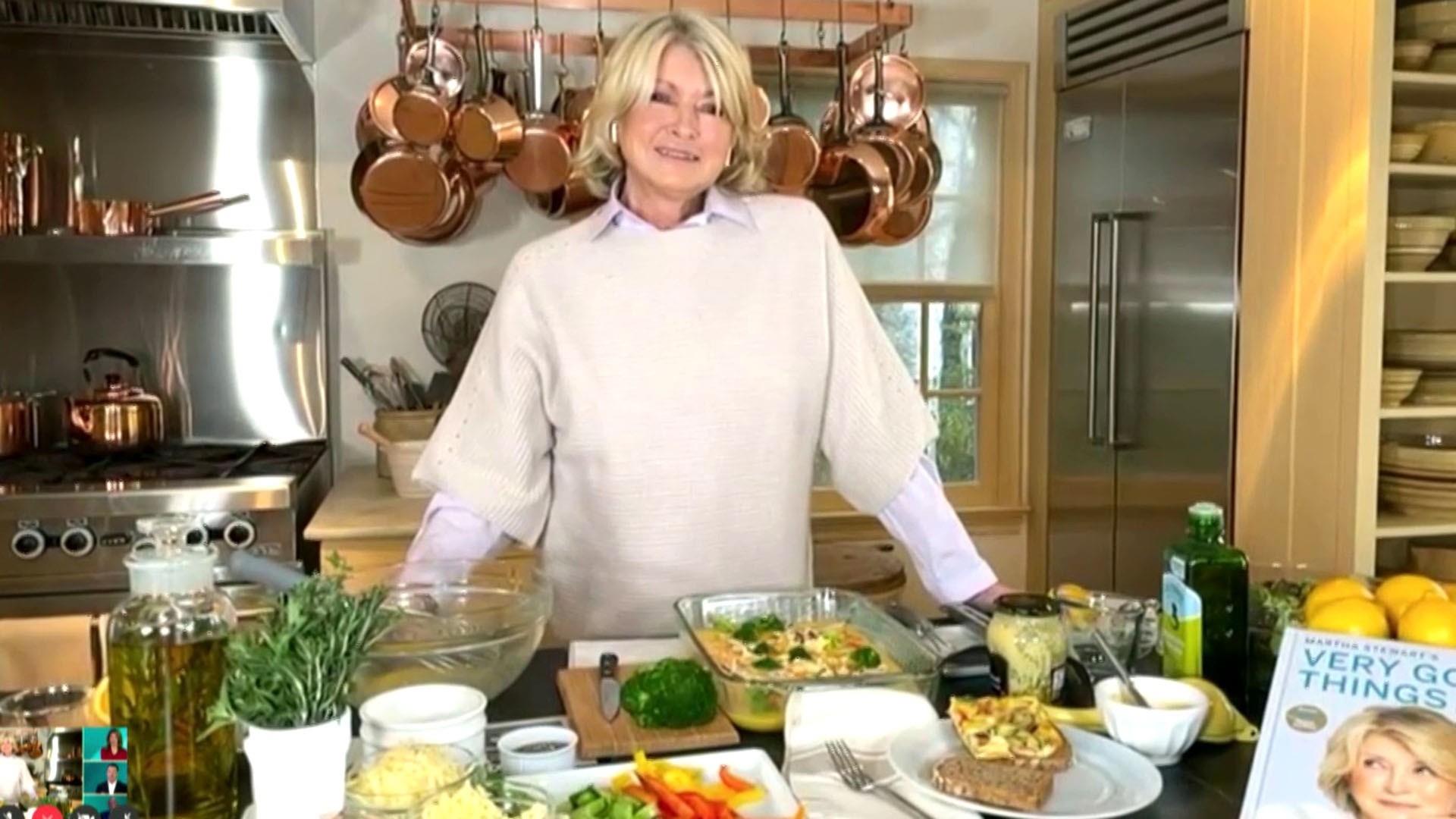 Martha Stewart talks about her new book and her New Year’s