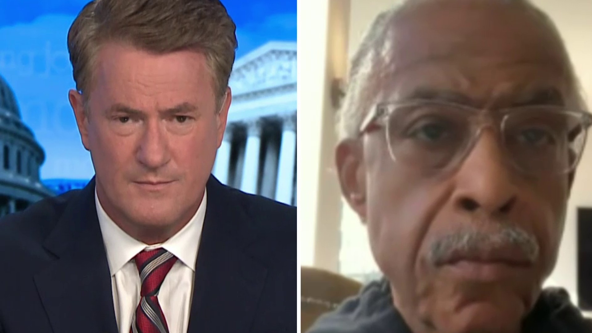 Msnbc Hosts Joe Scarborough And Rev Al Sharpton Slam Many In Gop For