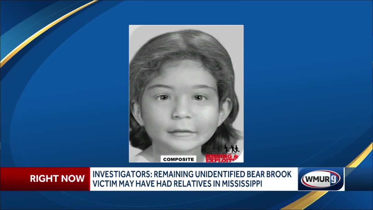 Investigators say remaining unidentified Bear Brook victim may have had relatives in Mississippi - Yahoo News