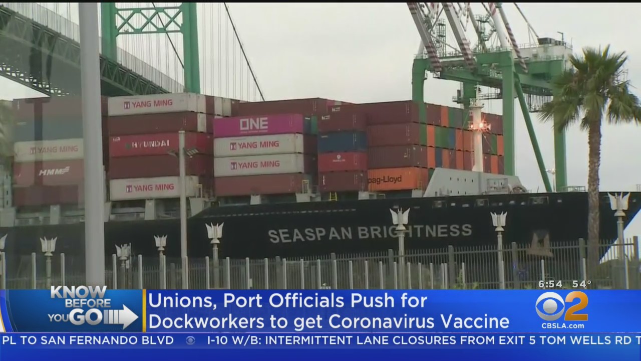 Coronavirus Vaccine Urged For Dockworkers - Yahoo News