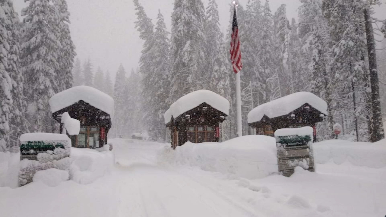 Yosemite National Park extends closure until Monday due to winter storms