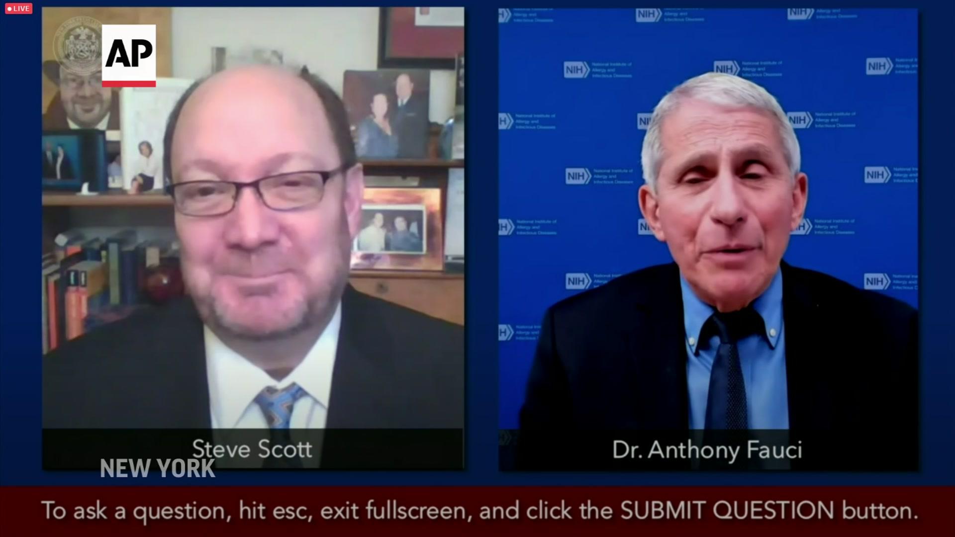 Fauci: Johnson vaccine likely to get FDA approval