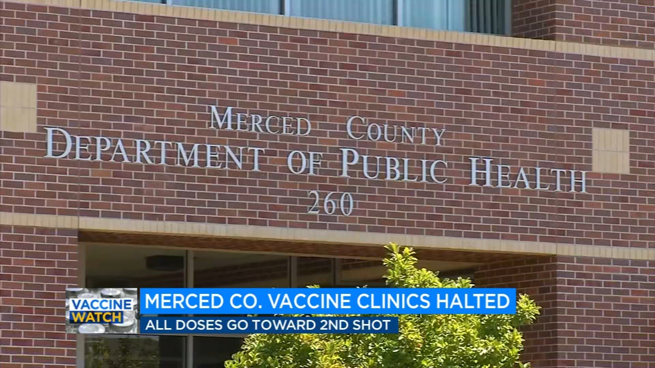 Merced County pauses COVID-19 vaccinations due to dose shortage
