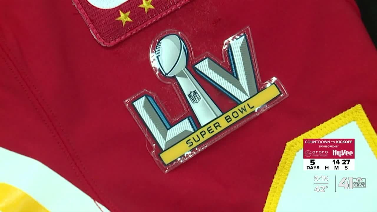 4in Super Bowl patch on Size M jersey : r/LosAngelesRams