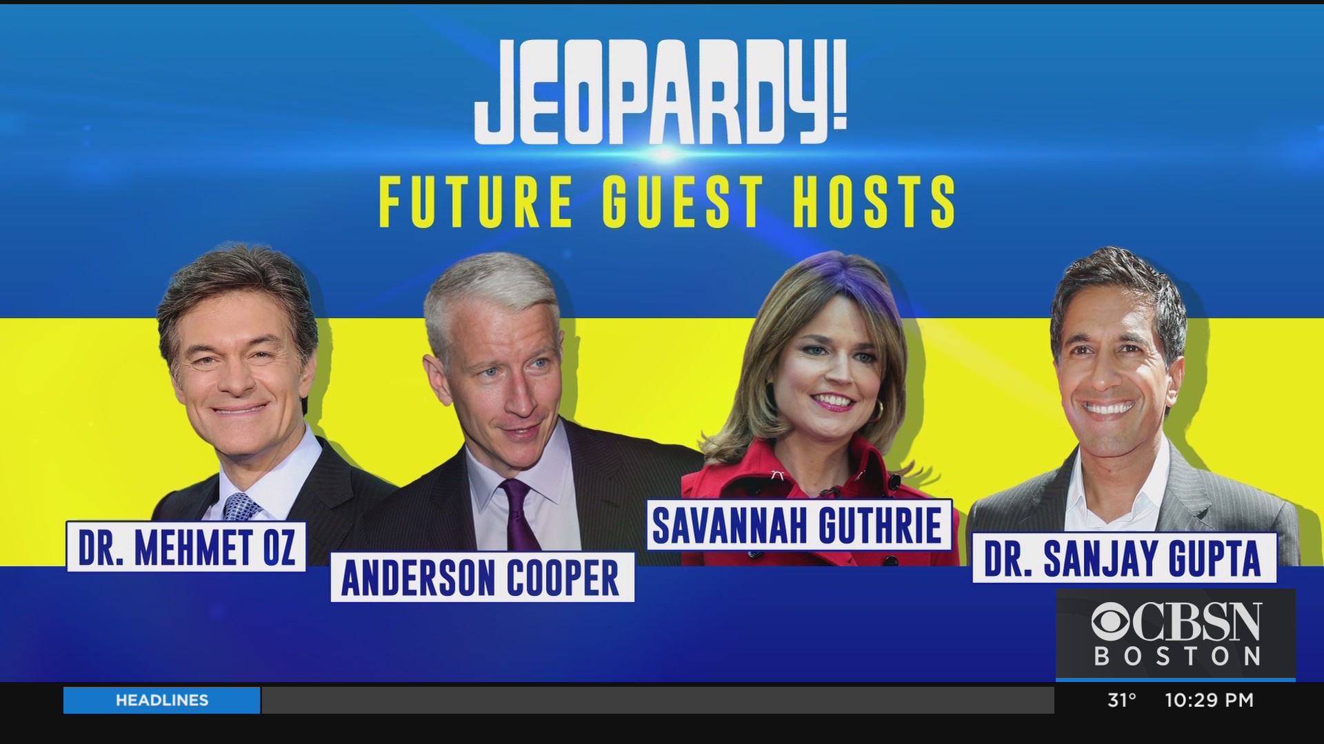 Jeopardy Announces Future Guest Hosts