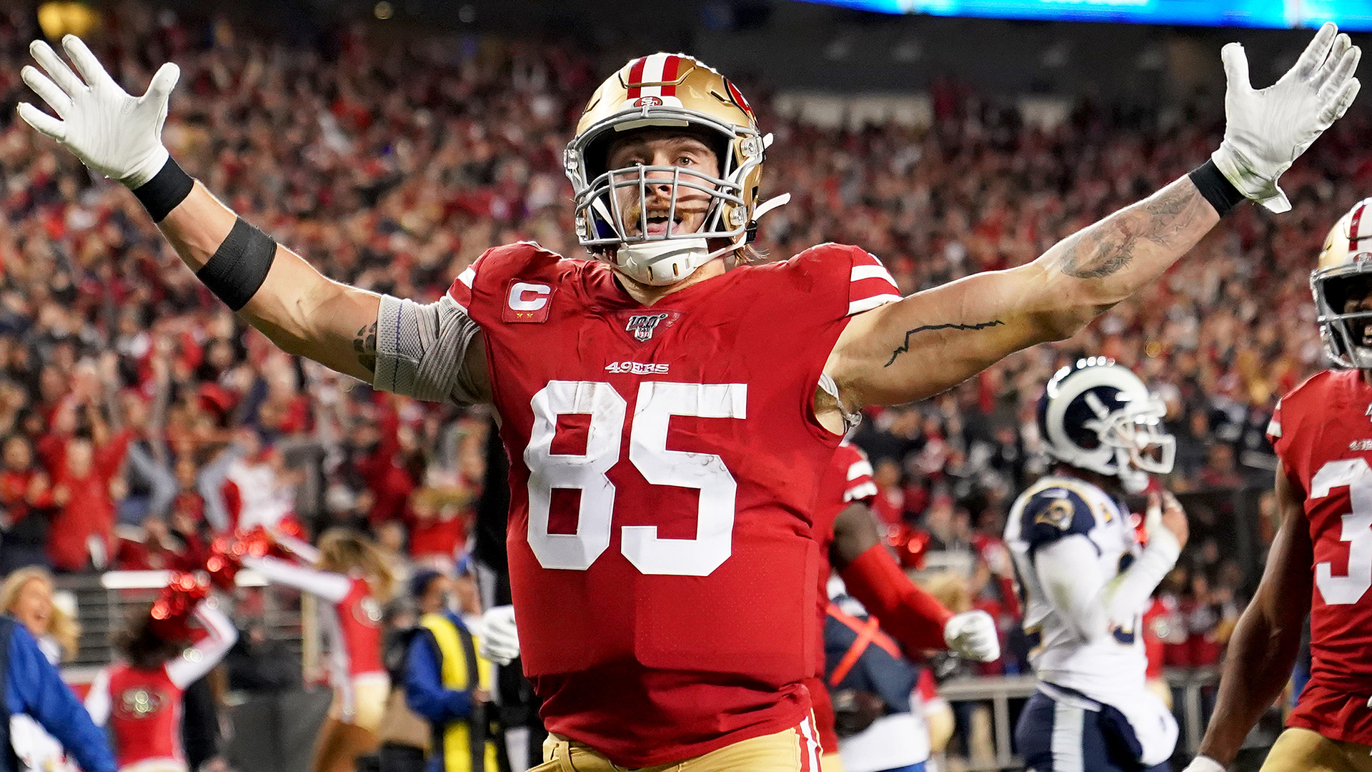 George Kittle should be mic'd up every week 