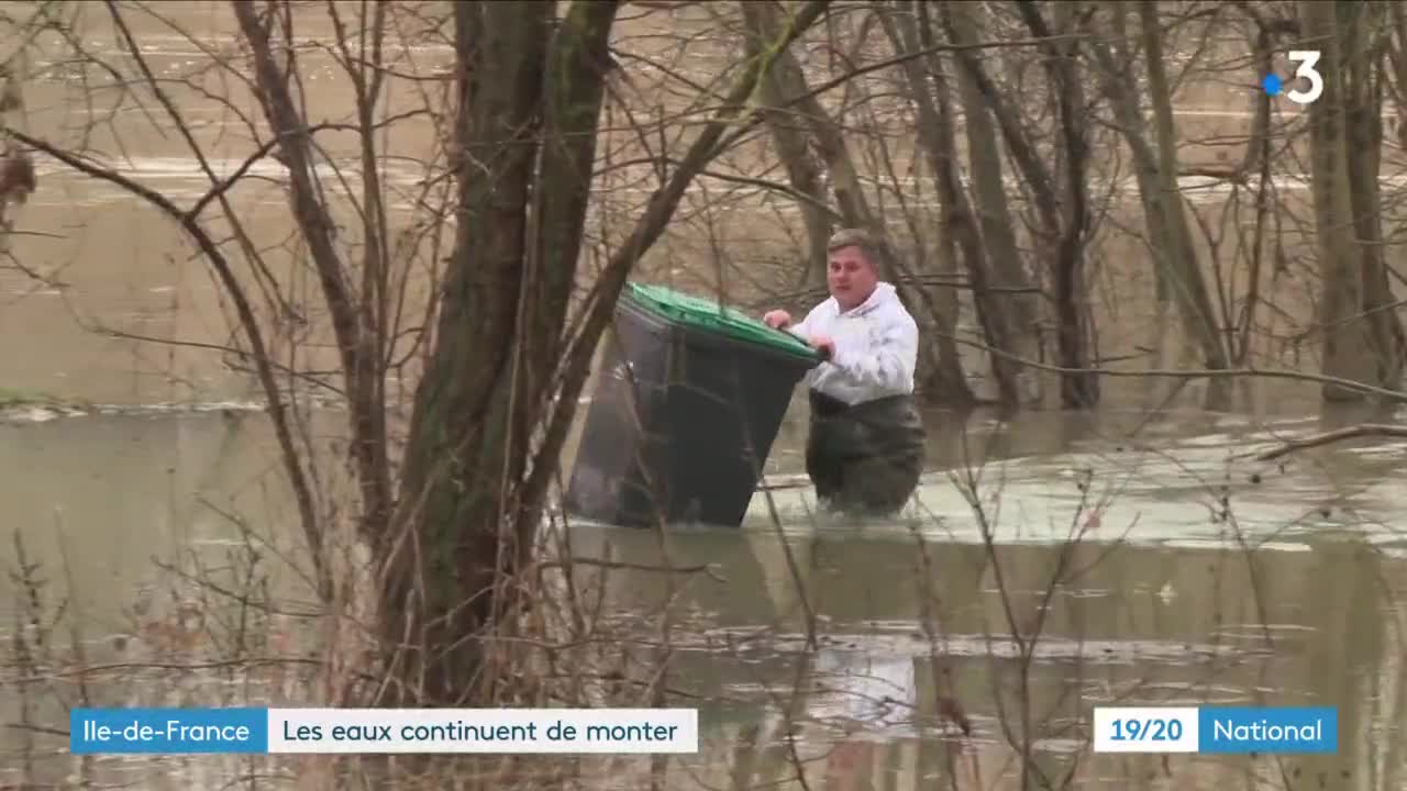 Intempéries : les eaux montent en Île-de-France