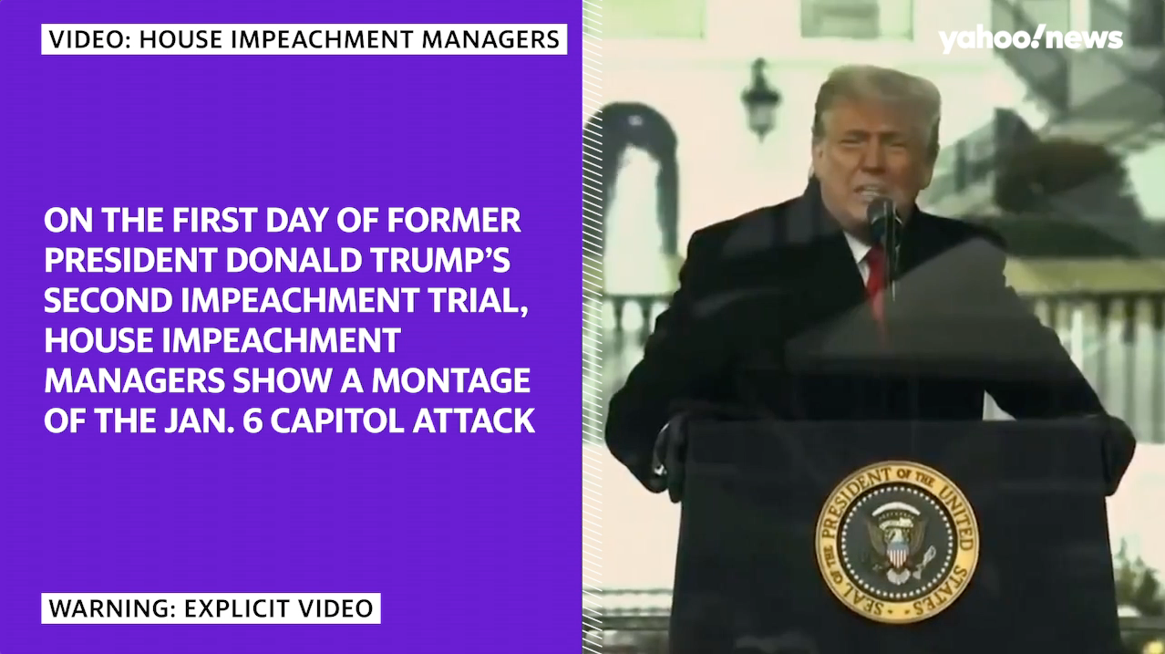 Democrats Begin Trump Impeachment Trial With Powerful Video Of Capitol Attack