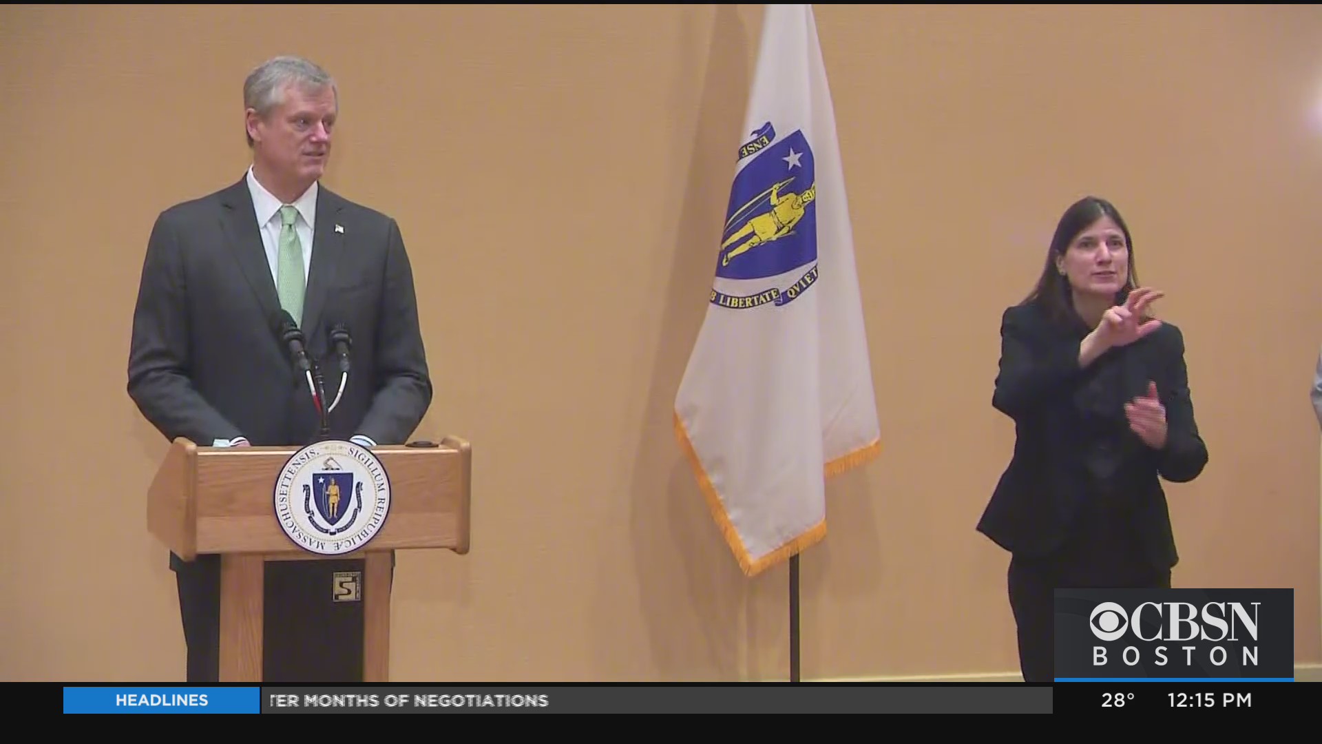 Governor Charlie Baker on missed doses of COVID vaccine in Massachusetts: ‘a missed opportunity’