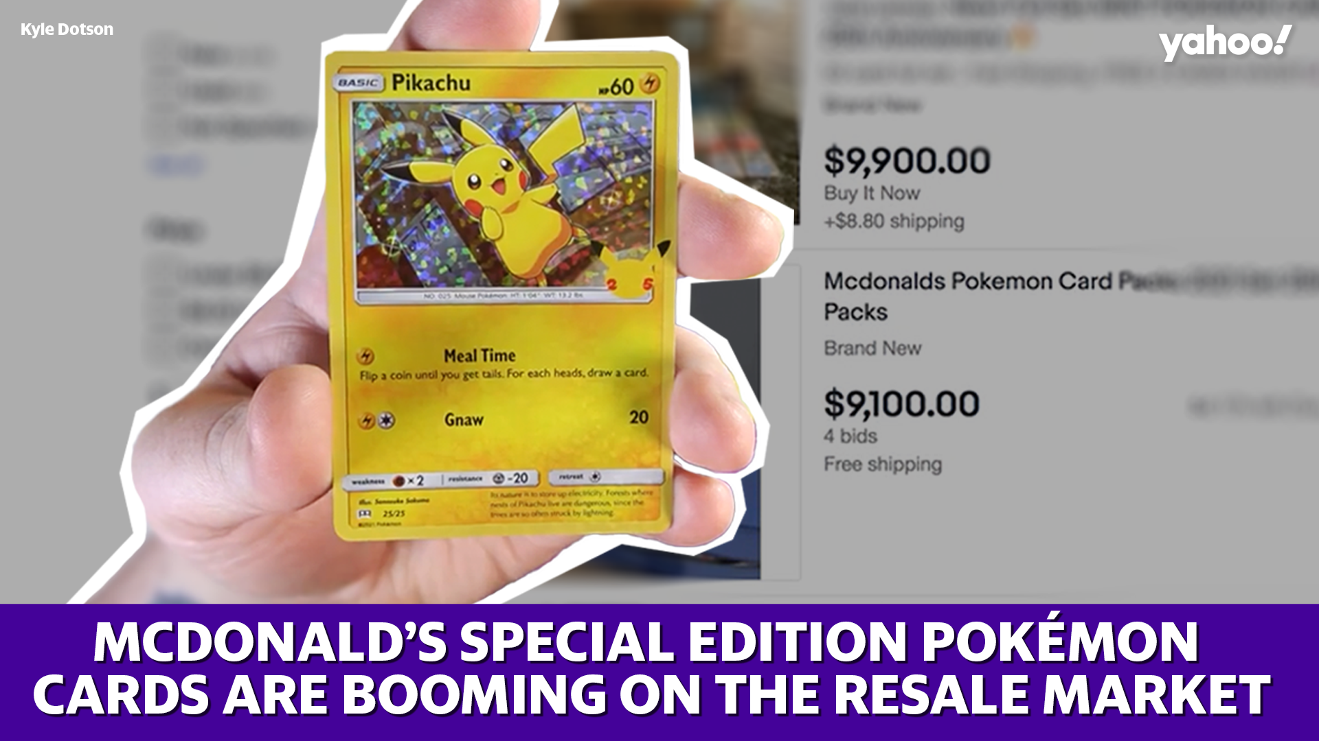 Pokemon Happy Meal Cards Are Being Resold For Thousands Of Dollars