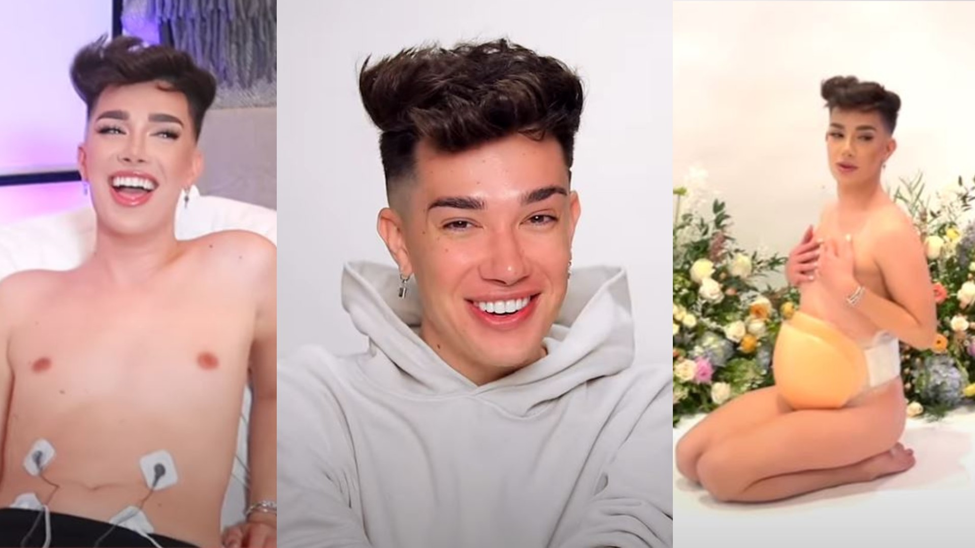 James Charles Faces Backlash for Fake Pregnancy Pics.