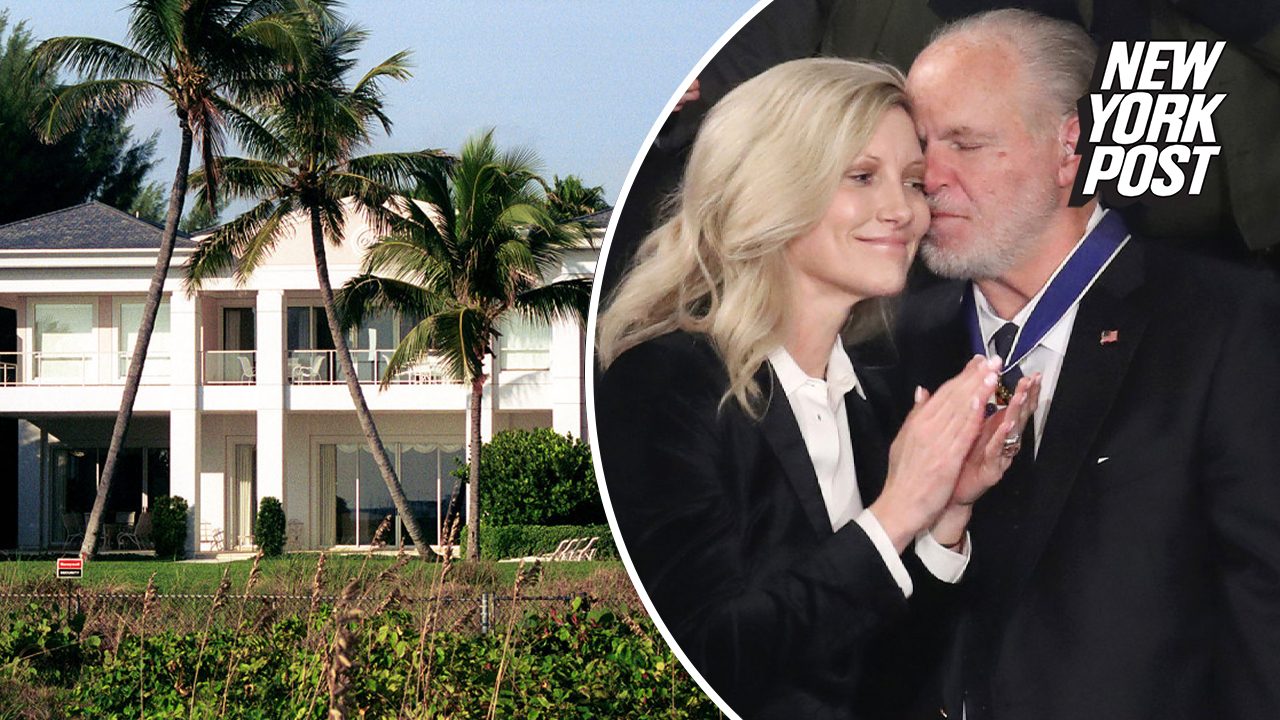 The $50M Florida house Rush Limbaugh left behind for his wife