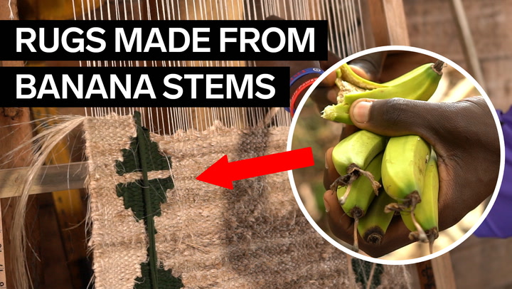 A company in Uganda is turning the waste from bananas into rugs, place mats, and baskets - Yahoo News